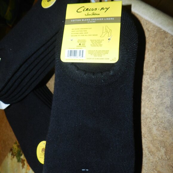 Circus NY by Sam Edelman Sneaker Liner socks 6 Pairs NWT⌚🏃⚡💨🚚 - Picture 8 of 15